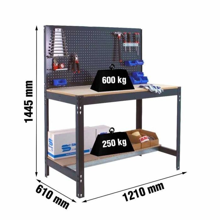 Bancada de Trabalho SIMONWORK BT2 1200 – Nova, Selada