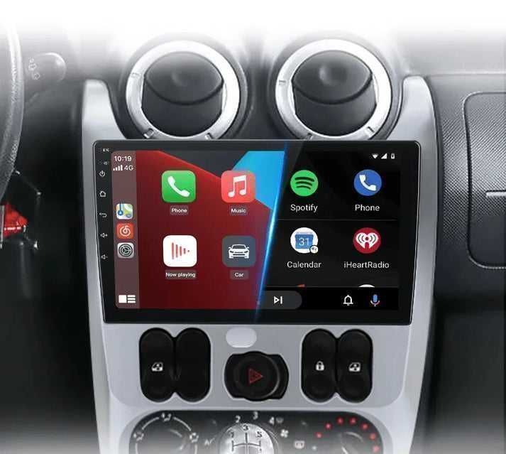 Renault Logan I / Sandero / Duster – Radio Android 15 9" CarPlay Android Auto GPS Nawigacja Stacja Multimedialna WiFi Bluetooth PL 1GB/32GB