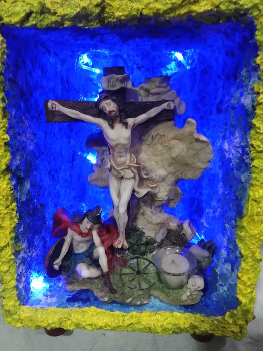 Presépio raro, e como é de 1º andar