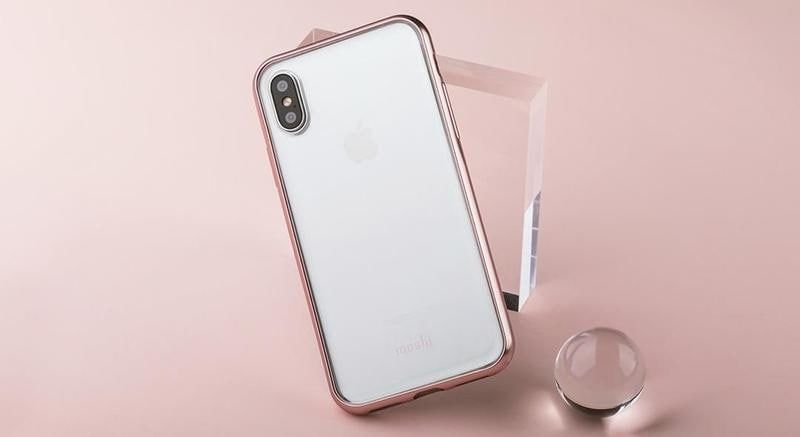 Чехол moshi vitros slim iphone xs/x {5.8"} orchid pink (99mo103251)