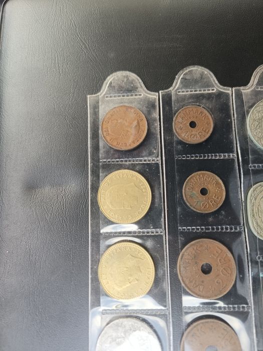 Moedas antigas - Holanda, Índia, Marrocos, estado unidos, Malásia
