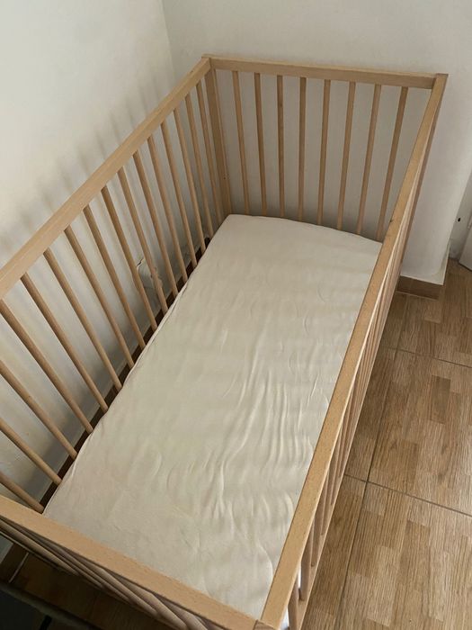 Berço + Colchão + Protetor