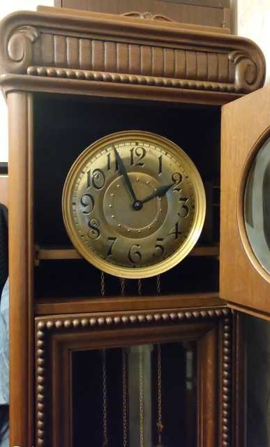 Zegar Stojący KIENZLE ok. 1920r - bogato  rzeźbiony