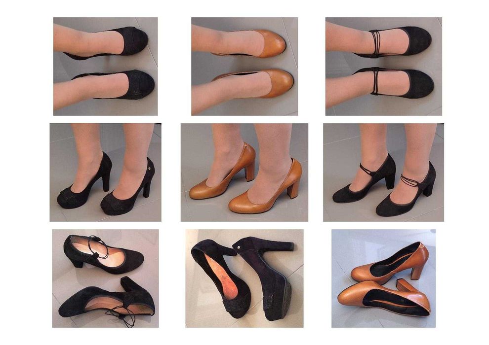 28 pares de sapatos de mulher T 36-1/2 - Entrega incluída