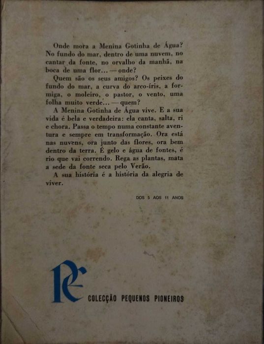 A Menina Gotinha de Água de Papiniano Carlos