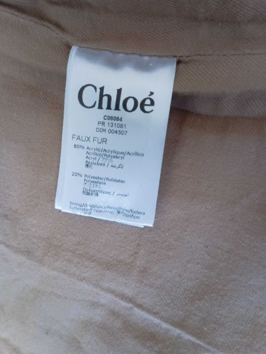 Chloe меховой жилет детский