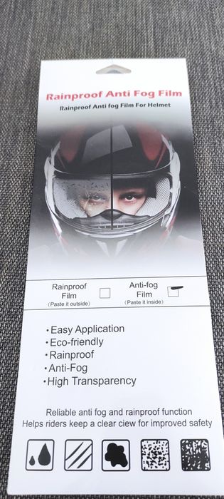 Folia przeciwmgielna do kasku