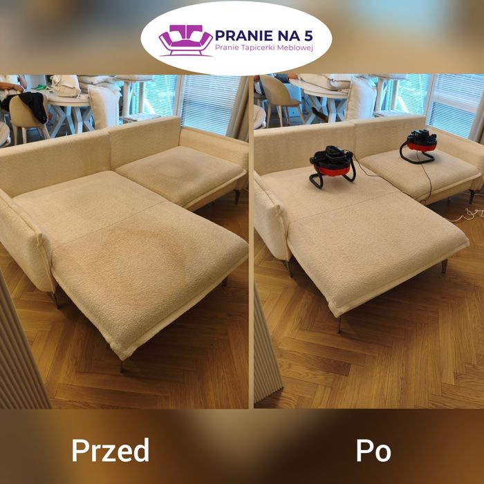 PRANIE NA 5 Pranie tapicerki meblowej