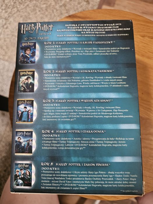 Płyta DVD Harry Potter kolekcja 10 płyt