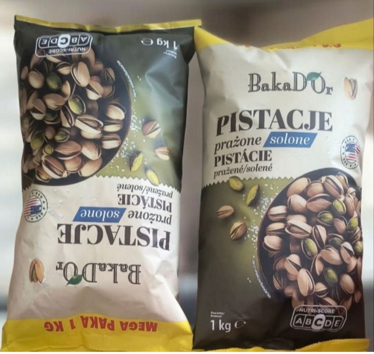2kg pistacji prażone solone pistacje bakador 2x1 kg