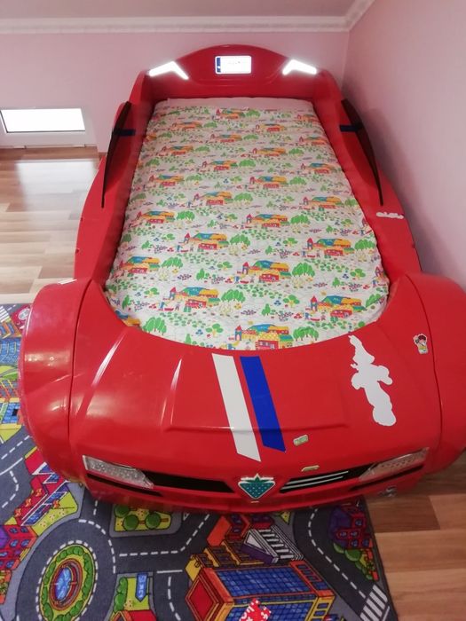 Кровать CILEK  машинки п4люс матрасы