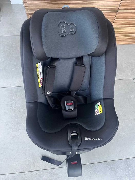 Kinderkraft i-Size 360° ISOFIX – obrotowy fotelik samochodowy, stan idealny