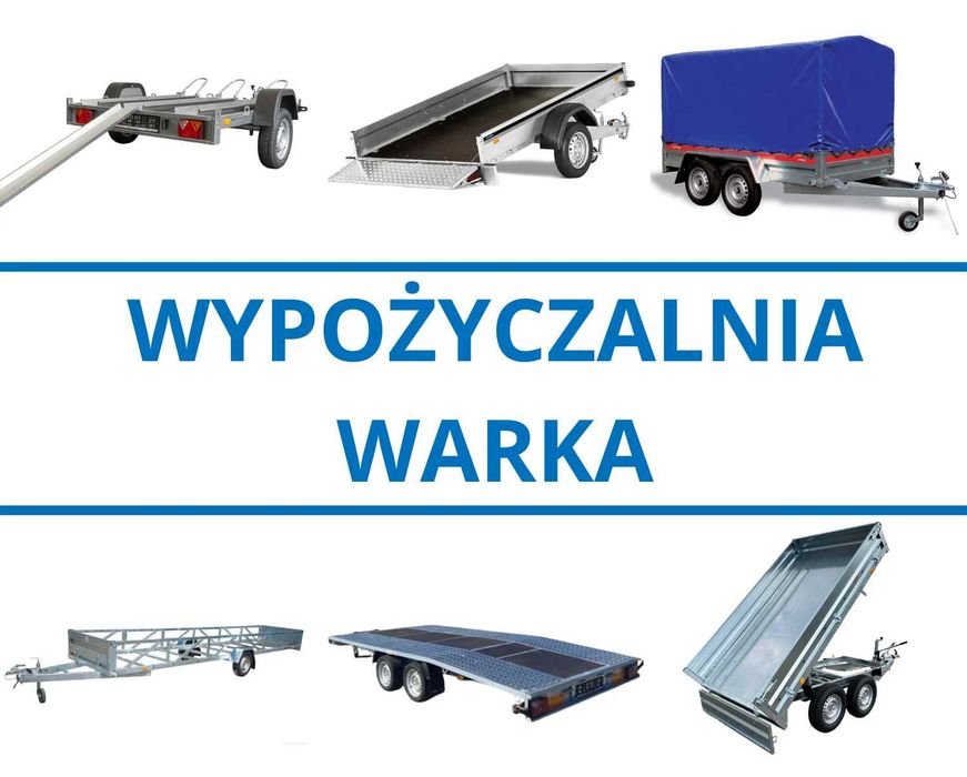 Wypożyczalnia przyczepki lawety wynajem motocyklowa quad dłużyca wywrotka