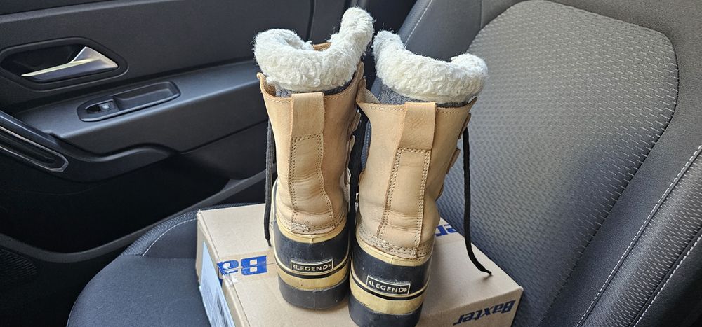 Buty damskie śniegowce LEGEND rozmiar 38 wkładka 24,5cm stan jak na