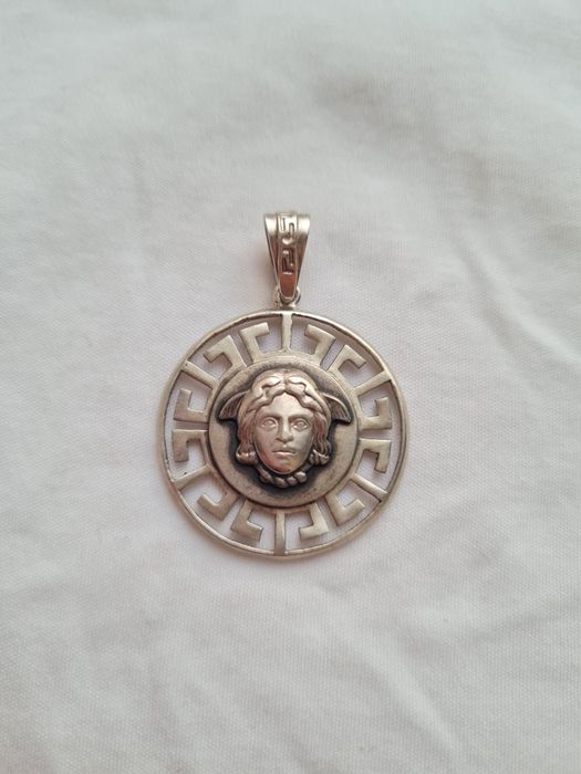 Коллекционный кулон подвес медуза Горгона, серебро 925