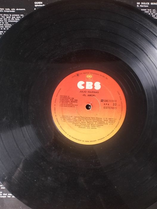 Disco de vinil LP Julio Iglesias - El Amor'