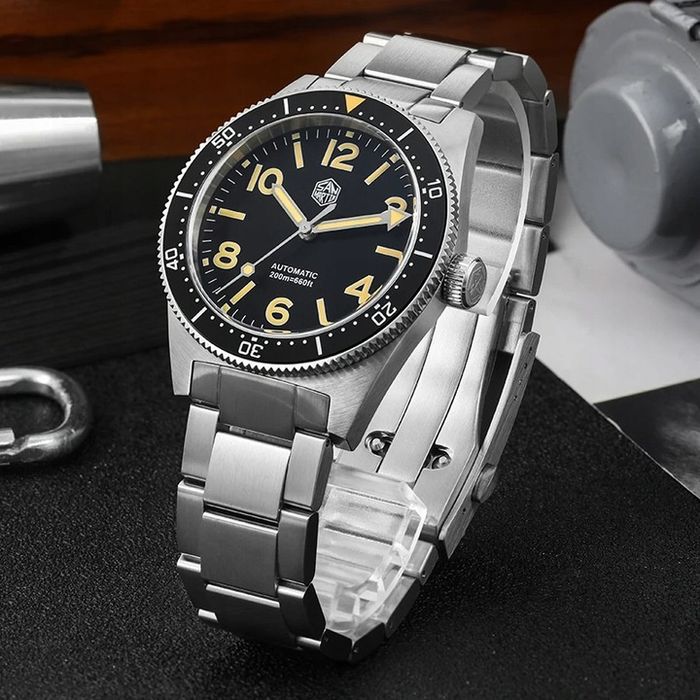 Zegarek San Martin SN0139 | AUTOMATIC 20ATM SAPPHIRE