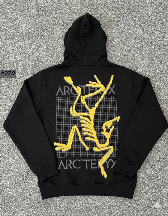 Мужское Худи ARCTERYX SunSet • Артерикс Чоловіча Зіпка Чорна