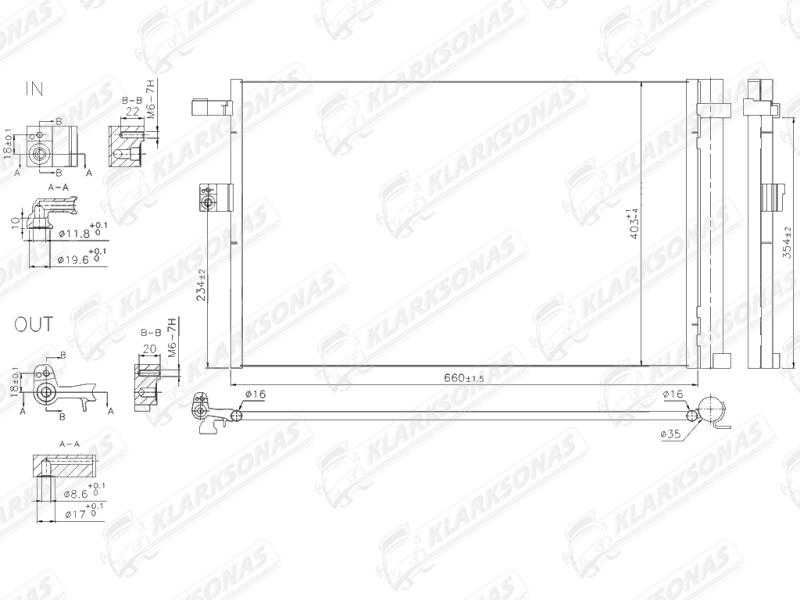 Радіатор  кондиціонера BMW X7 (G07), 03.2019 - 64539389411