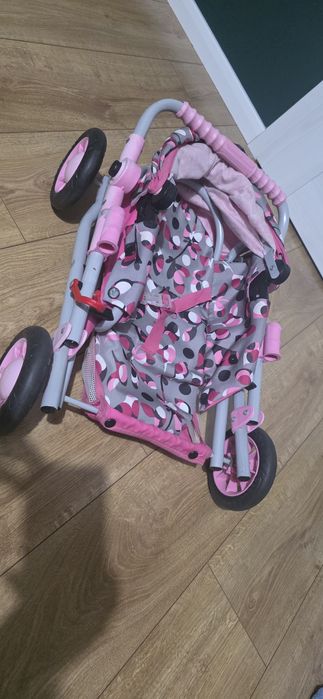 Wózek dla lalek 2w1  głęboki i spacerowy