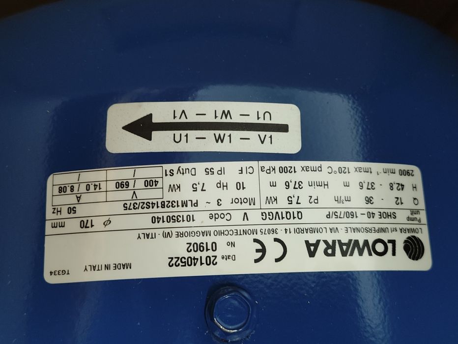 Pompa BUT 40/160/75/D