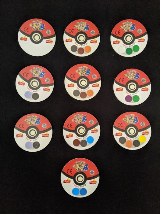 coleção completa - pokemon tazos gigan
