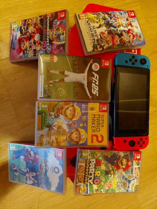 Nintendo switch - zestaw plus gry