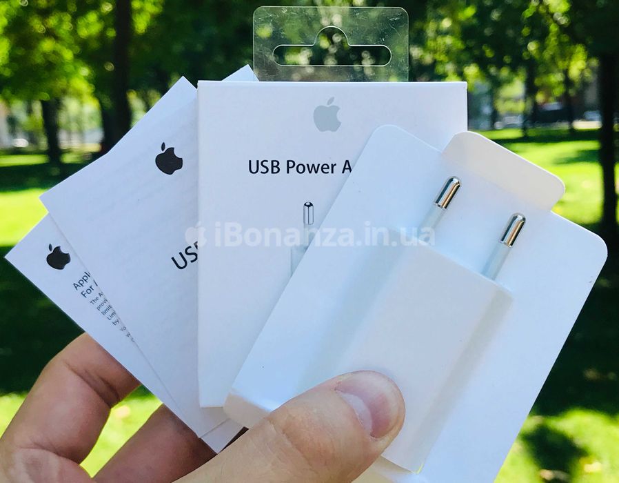 Зарядка для iPhone зарядной блочек Apple 5w ОРИГИНАЛ power adapter