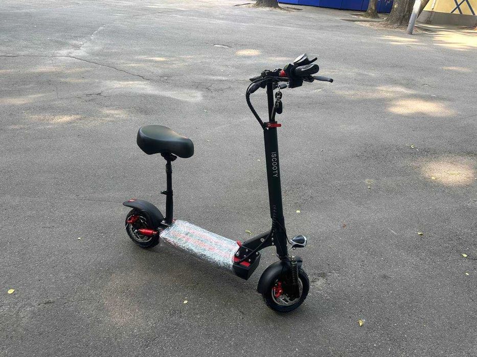 Электросамокат Kugoo M4 PRO 1000ватт iscooty куго м4 про с сидением *️⃣ Електро самокат електричний з сидынням  g2 g4 м365 елеg2 g4 max master.