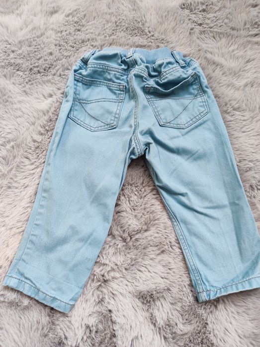 Spodnie niebieskie h&m