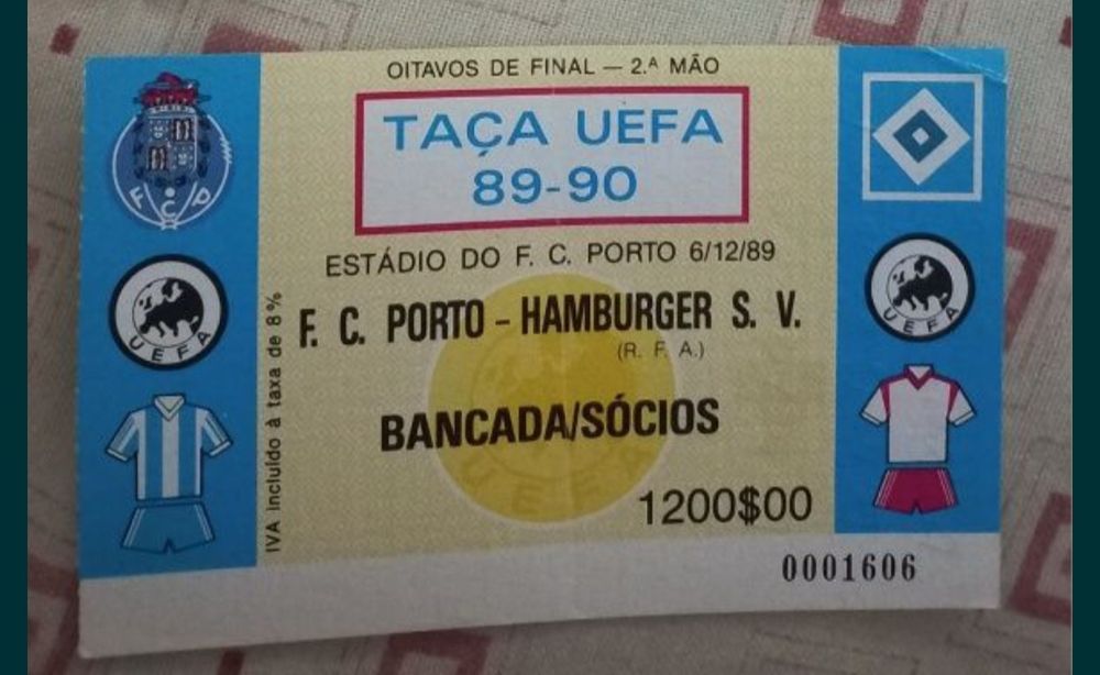 Bilhetes de futebol