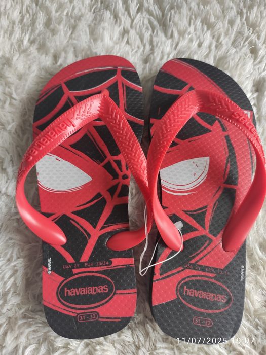 Havaianas Homem Aranha tam. 33 novas