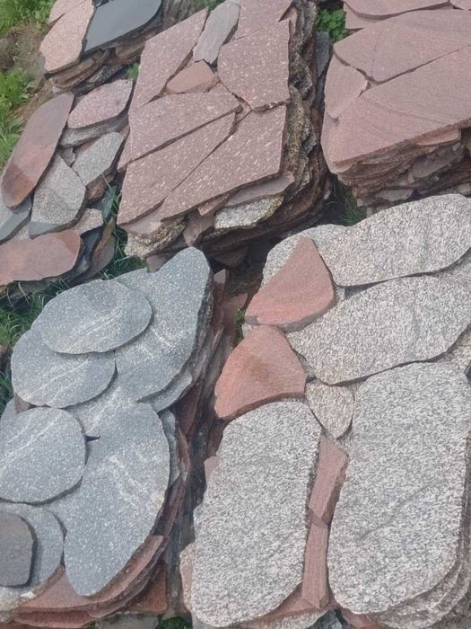 kamień cięty plastry