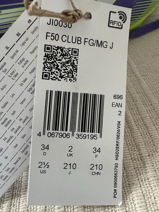 Botas Futebol Adidas F50