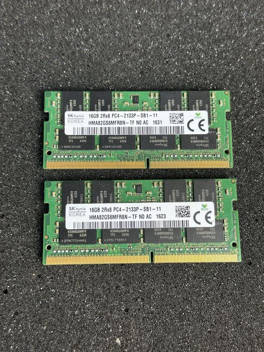 Оперативна пам’ять DDR4 SO-DIMM 16GB/32GB Samsung, SK Hynix, Crucial для ноутбуків