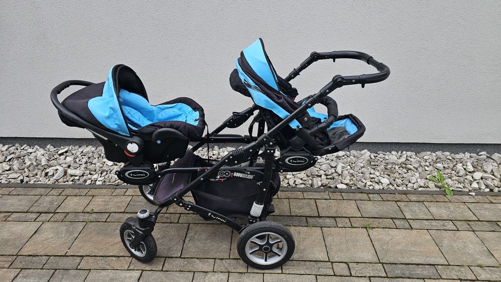 Wózek bliźniaczy rok po roku twinni babyactive