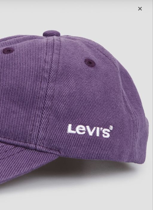 Нова фіолетова кепка Levi's з біркою