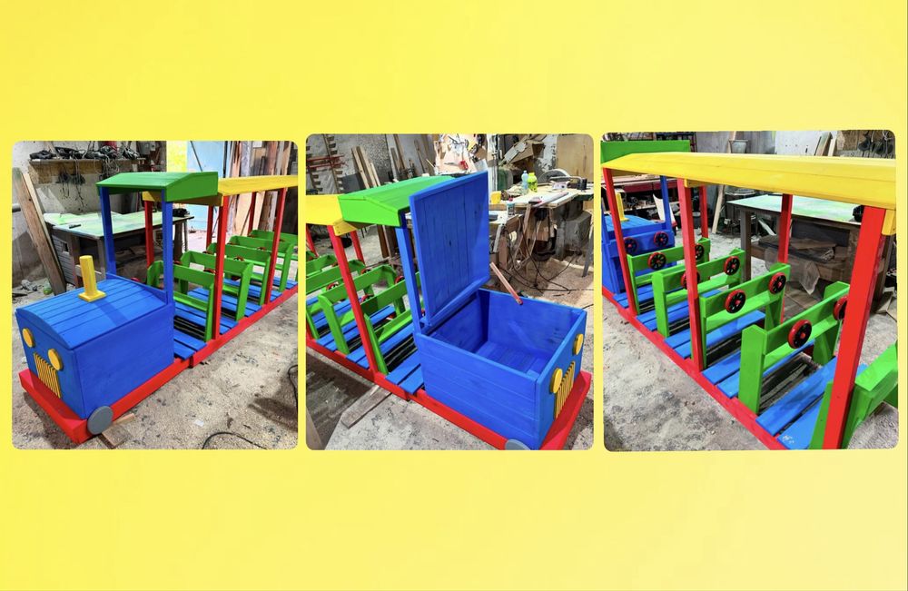 Вироби для дитячого майданчика та садочка/пісочниця/столик