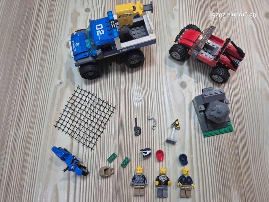 Lego 60172 policja pościg górską drogą