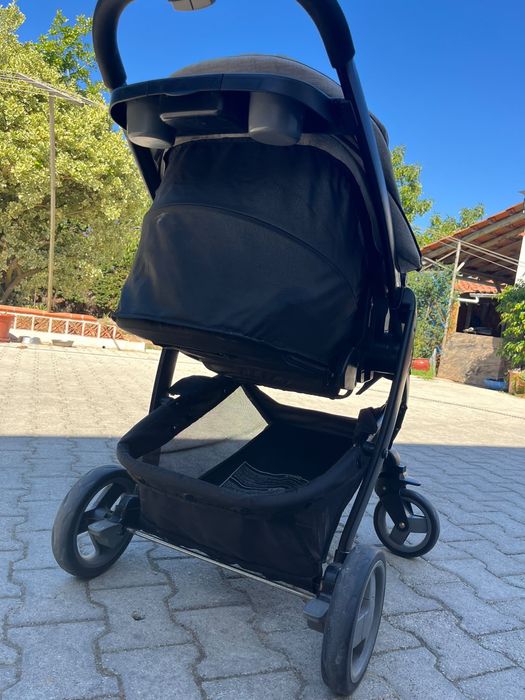Conjunto Carrinho + ovo + isofix + alcofa Graco