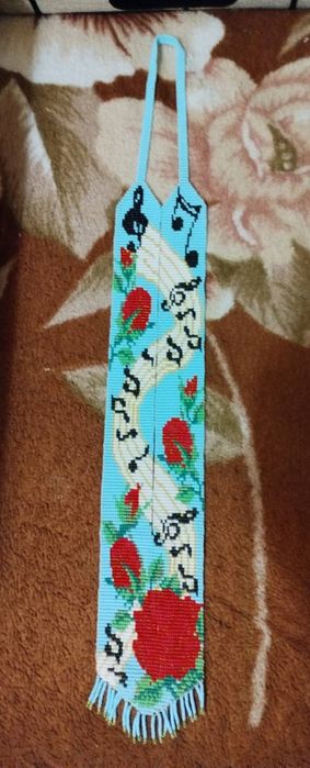 Гердан з чеського бісеру, ручна робота