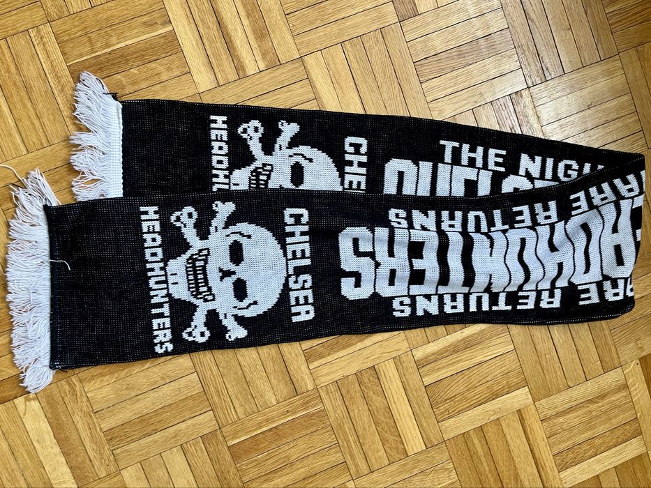 Chelsea Londyn Headhunters - szalik slynnej huliganskiej ekipy Chelsea