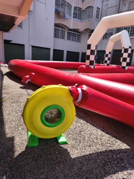 Pista insuflável para Karts, Drift Trikes, etc.