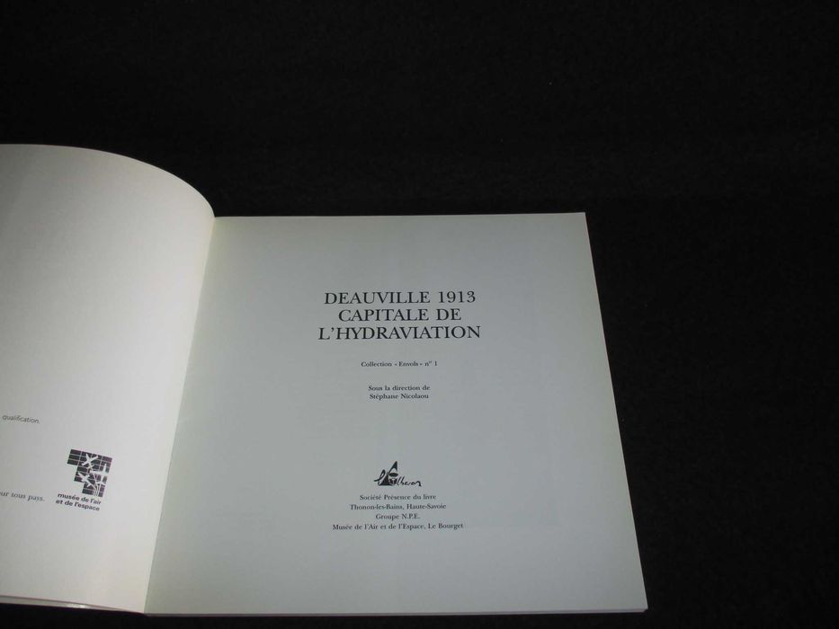 Livro Deauville 1913 Capitale de L' Hydraviation