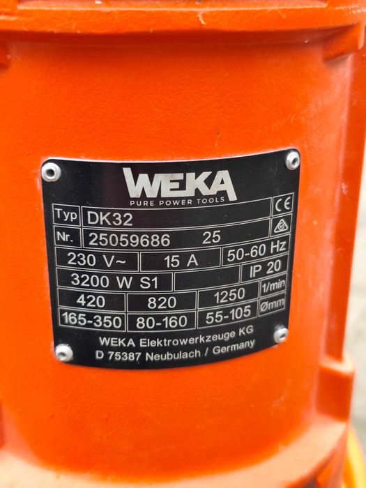 Wiertnica do betonu Weka DK32