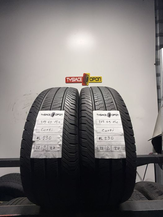 Opona dostawcza całoroczna Continental 215/65R15C #L230 sztuk 2