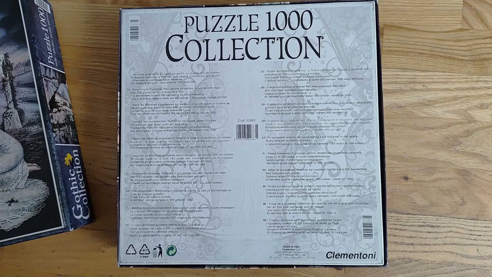 Puzzle 1000 el gothic collection Louis Royo