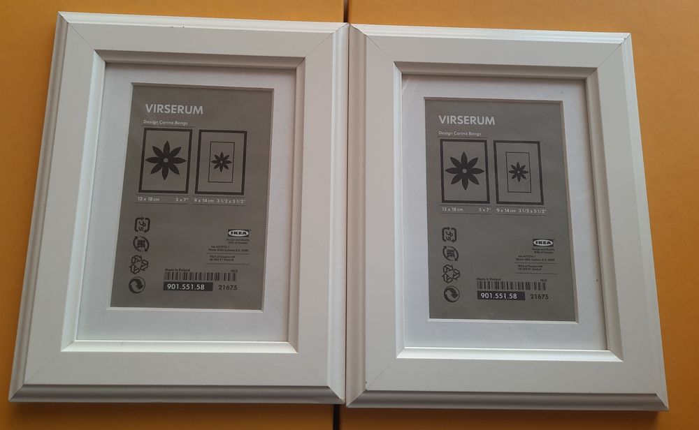 Duas molduras Viirserum Ikea 13×18