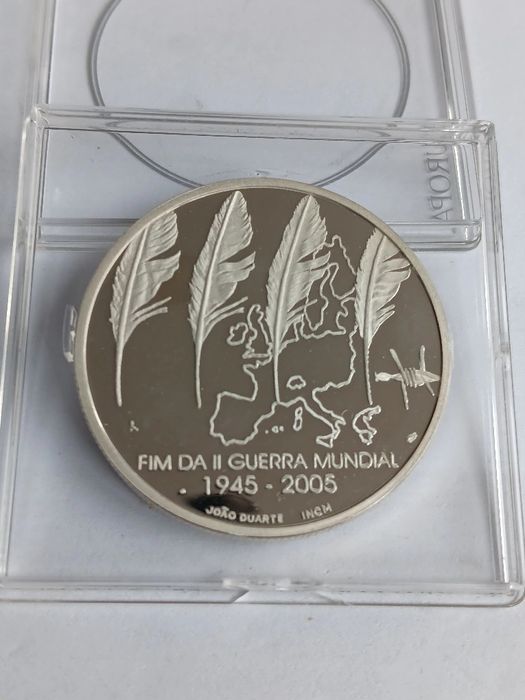 Moeda de prata prof de 8€ de 2005