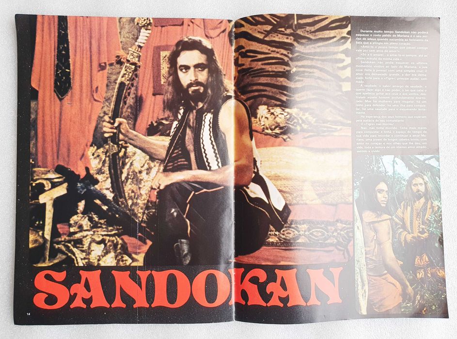 Antiga Revista ~ "SANDOKAN" ~ Nova Gente Especial ~ 1976
